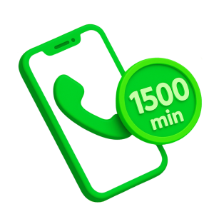 תוספת 1,500 דק' שיחה